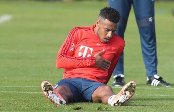 FOTO Panică la antrenamentul lui Bayern » Corentin Tolisso s-a prăbușit la pământ ținându-se cu mâna de piept! Antrenamentul a fost suspendat