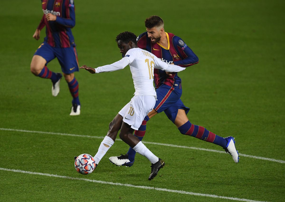 BARCELONA - FERENCVAROS 5-1. Saltul carierei pentru Laidouni! Din rezervă în Liga 1, în titular pe Camp Nou