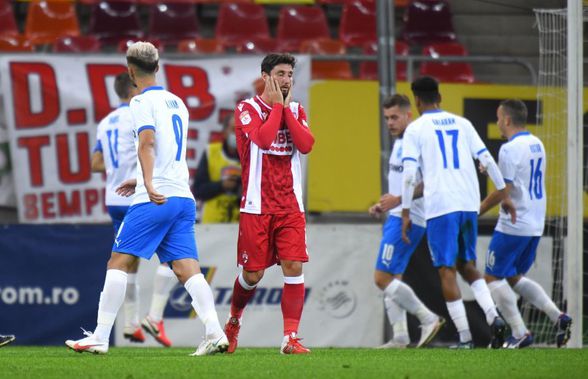 DINAMO - U CRAIOVA 0-1. Cifrele oltenilor arată cât de slabă e echipa lui Cosmin Contra