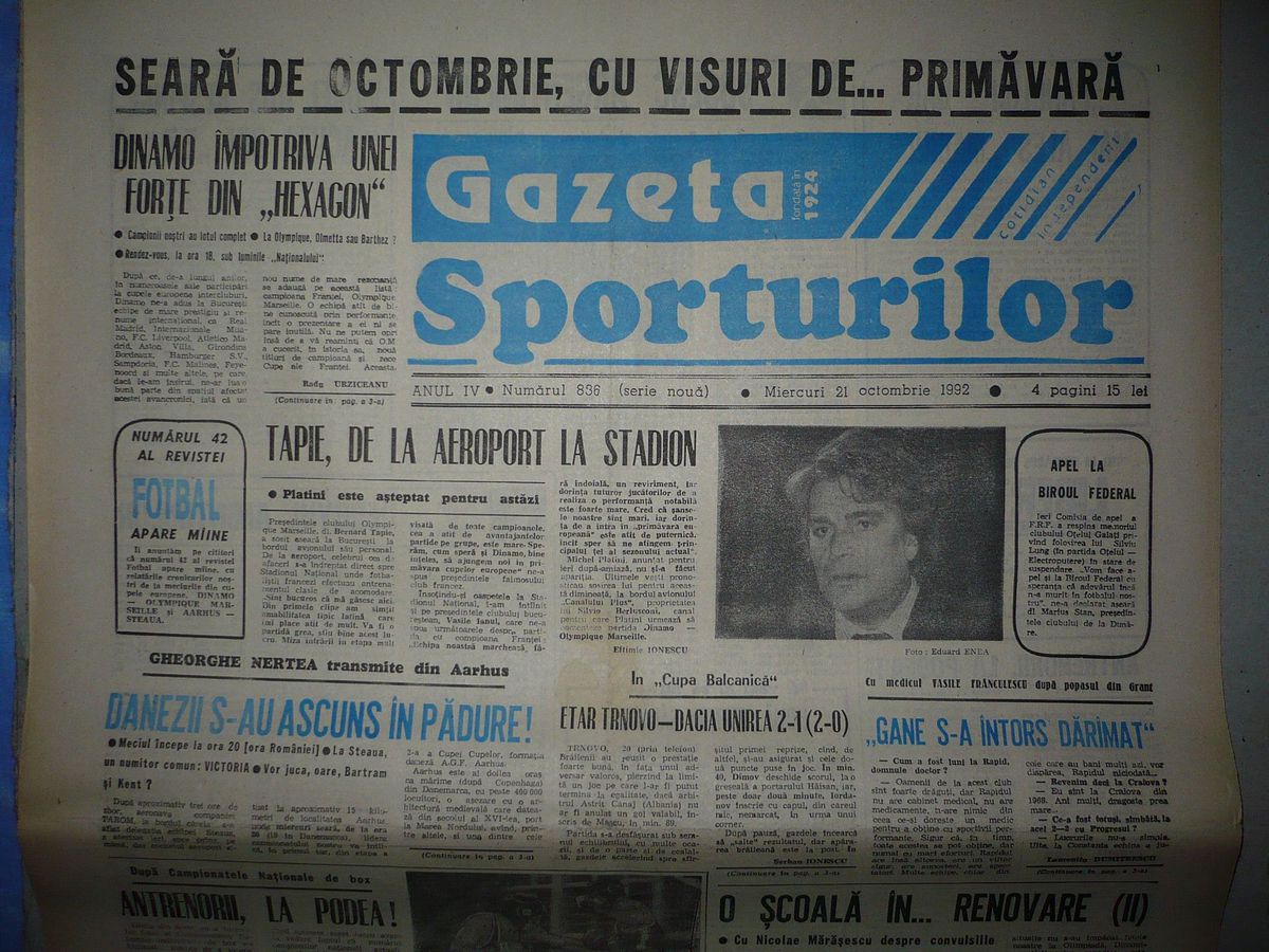 29 de ani de la cea mai Misterioasă „dublă” europeană a lui Dinamo: „Băieții au avut 30.000 de dolari bonus de calificare”