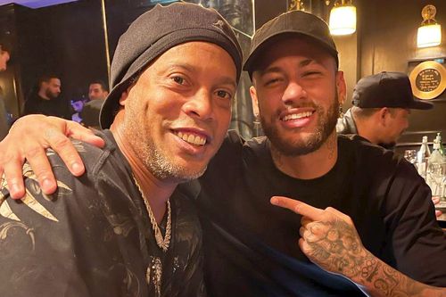 Neymar și Ronaldinho // foto: Instagram @ ronaldinho