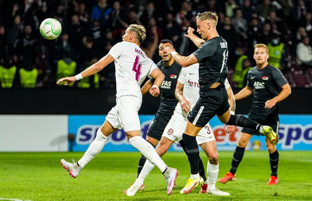 CFR Cluj, înfrângere la limită cu AZ Alkmaar » Cum arată clasamentul în Conference League