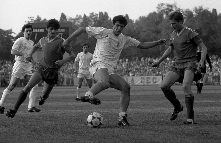 Imagini de colecție de la derby-urile Steaua - Dinamo din anii '80 (foto: Arhiva GSP)