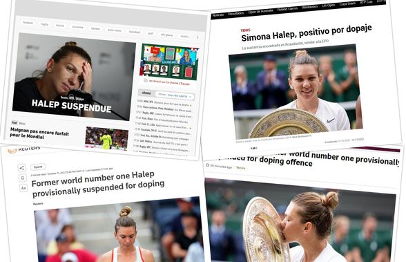 Site-urile ziarelor de sport din întreaga lume o pun pe Simona Halep pe prima pagină