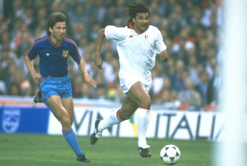 Dan Petrescu vs. Ruud Gullit, în finala Cupei Campionilor Europeni din mai 1989