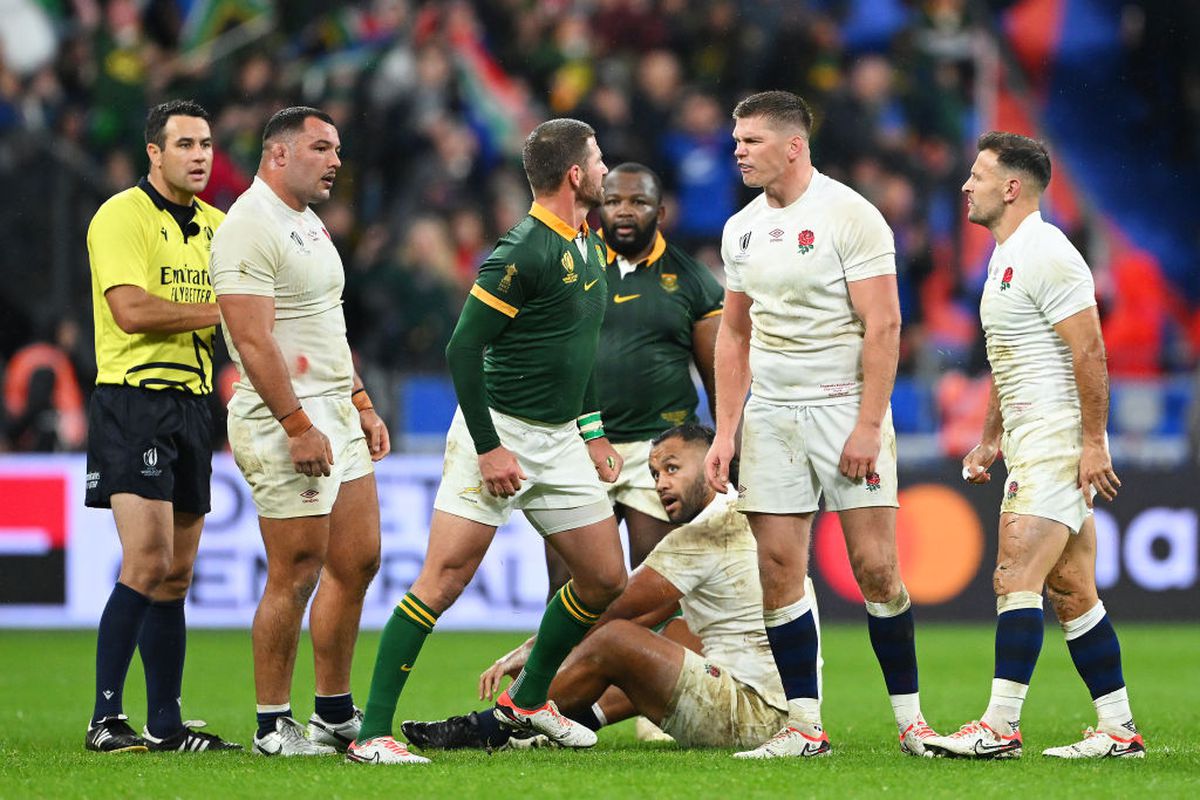 Cele mai spectaculoase imagini din Anglia - Africa de Sud, semifinala Cupei Mondiale de rugby