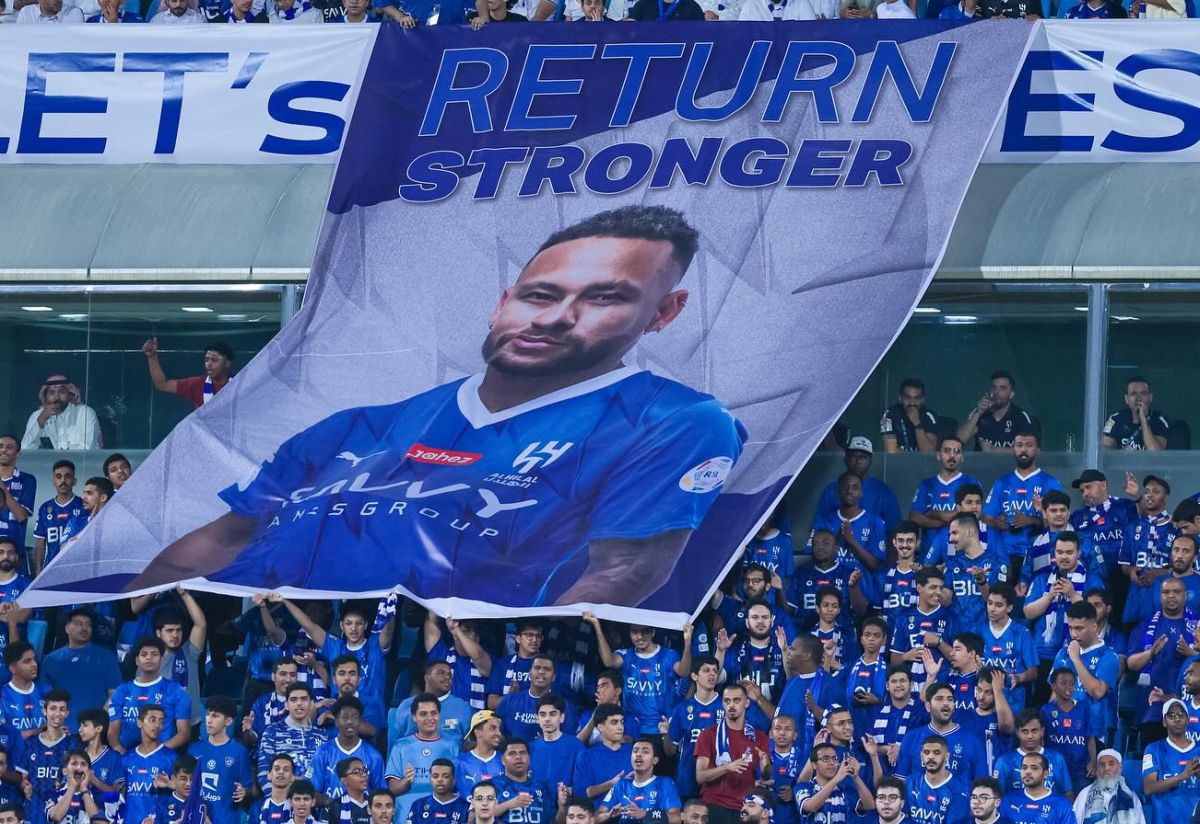 Două momente speciale, la primul meci al lui Al Hilal după accidentarea teribilă a lui Neymar » Gestul coechipierilor și mesajul din tribună