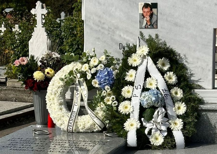 Week-end trist în Bănie » Liderii Universității Craiova au mers la mormântul lui Ilie Balaci + Mesajul postat de clubul lui Mititelu