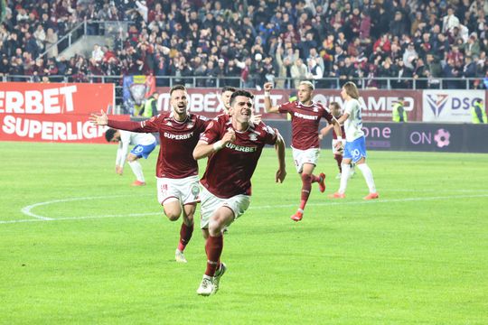 Alex Pascanu în Rapid - Farul, în runda 13 din Superliga / foto: Ionuț Iordache