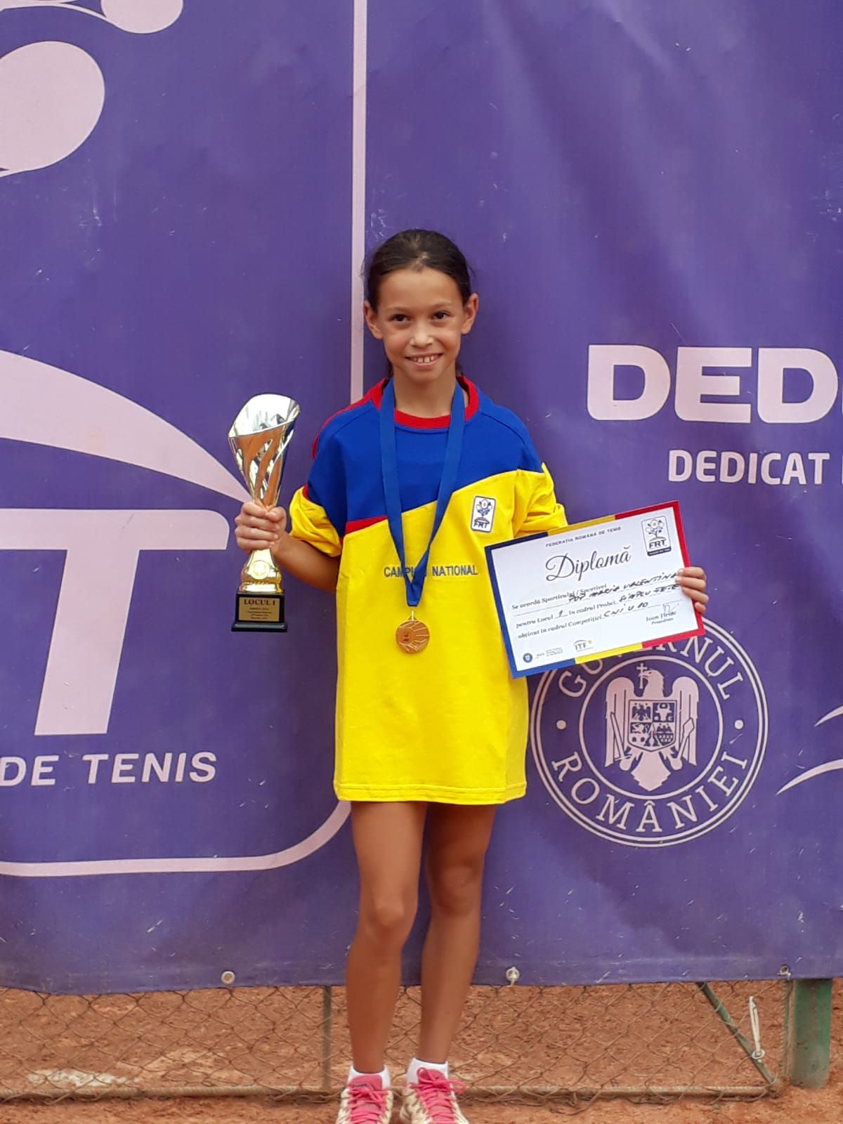 Maria Pop, campioana Tenis U14