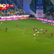 Preluarea lui Chică-Roșă din Petrolul - CFR Cluj. FOTO: captură Prima Sport