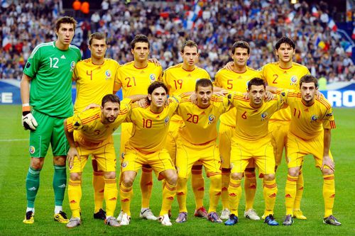 Echipa României, în meciul cu Franța din 2010 // foto: Imago Images
