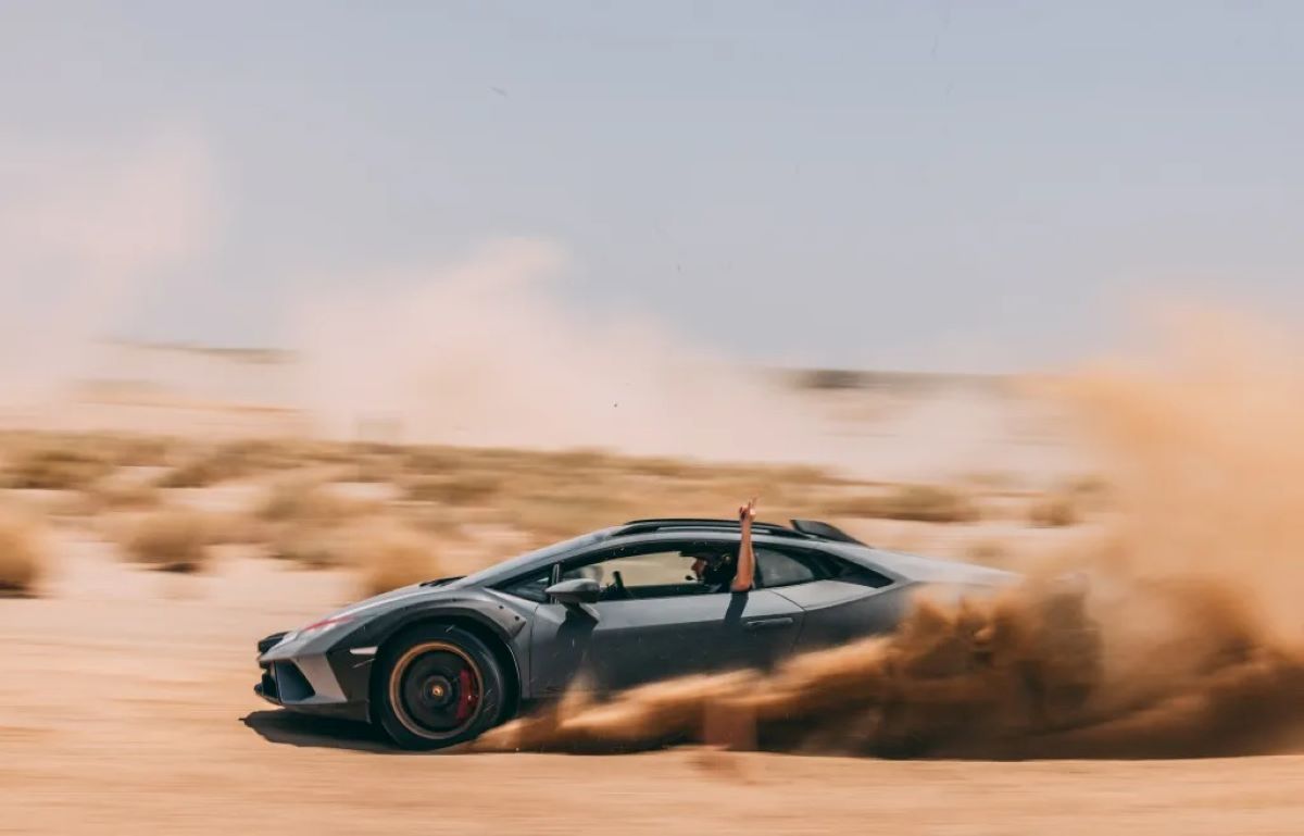 Lamborghini Huracan Sterrato, noul bolid al lui Erling Haaland