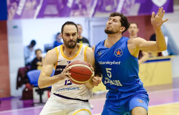 Trei echipe neînvinse după etapa a 5-a a Ligii Naționale de Baschet Masculin: Adam Mirkovic, MVP-ul rundei! Cum arată clasamentul