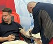 Jucătorii lui Dinamo au mers astăzi la Centrul de Transfuzie Sanguină pentru a dona sânge