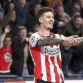 Dennis Man, în PSV - Napoli // foto: Imago Images