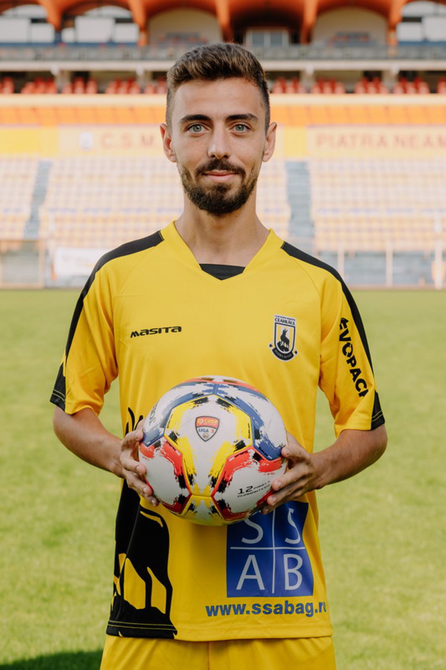 Patrick Petre nu mai este fotbalistul celor de la Ceahlăul. FOTO: Facebook @CSM Ceahlăul Piatra Neamț Patrick Petre a plecat de la clubul din România: „Succes în carieră!”