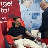 Jucătorii lui Dinamo au mers astăzi la Centrul de Transfuzie Sanguină pentru a dona sânge