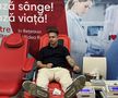 Jucătorii lui Dinamo au mers astăzi la Centrul de Transfuzie Sanguină pentru a dona sânge