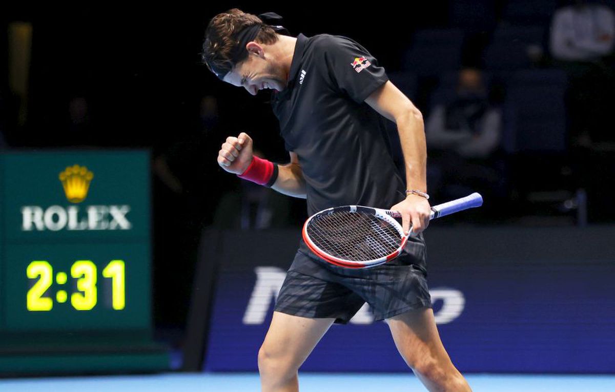ELECTRIZANT! Dominic Thiem l-a eliminat pe Novak Djokovic de la Turneul Campionilor, după ce sârbul a avut 4-0 în tiebreakul decisiv!