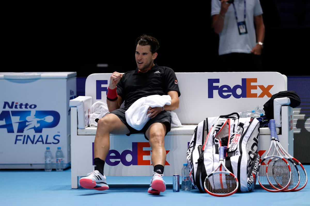 FOTO Thiem - Djokovic 21.11.2020