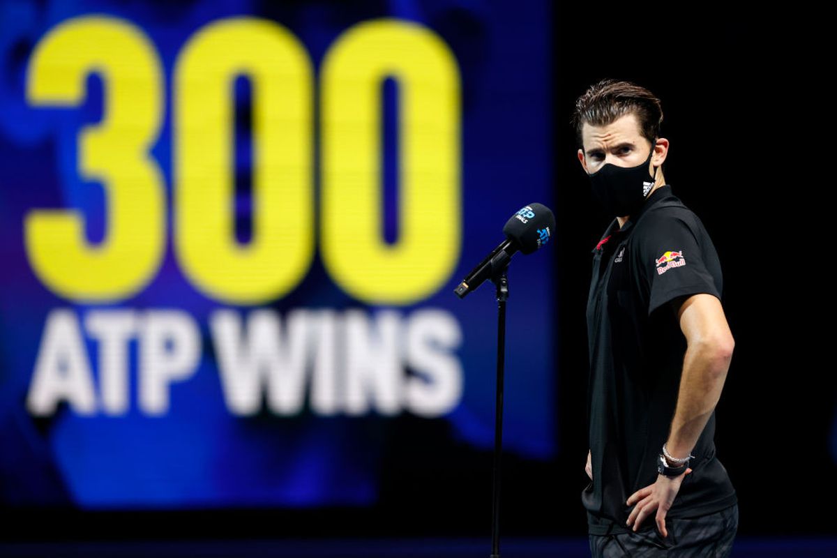 FOTO Thiem - Djokovic 21.11.2020