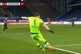 VIDEO Autogol uluitor în Bundesliga! Cum a comis-o portarul lui Bayer Leverkusen