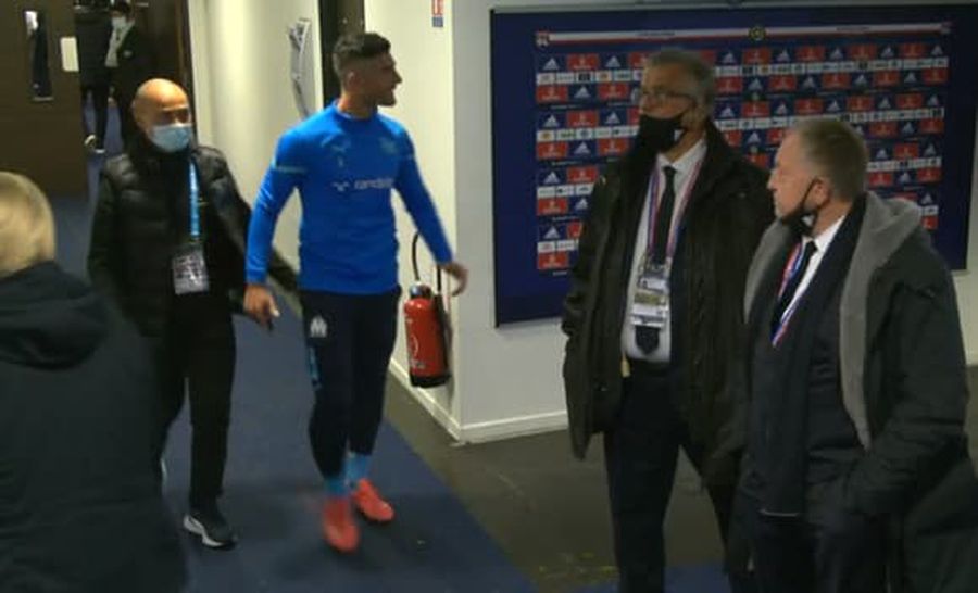 Alvaro Gonzalez, nervos în zona vestiarelor Derby-ul Lyon - Marseille, întrerupt din cauza fanilor! Payet, lovit în timp ce executa un corner + scandal și la vestiare