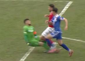 Eroare majoră de arbitraj la Avrig » Fault în afara careului, sancționat cu penalty