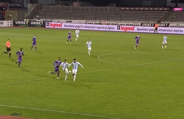 Repriza și gafa: încă o eroare uriașă în FC Argeș - CSU Craiova