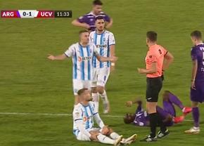 „Petarda” etapei, la FC Argeș - CSU Craiova: a fost eliminat după 12 minute!