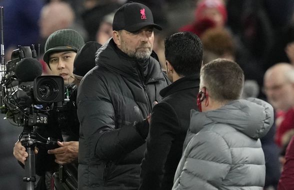 Cum au comentat Jurgen Klopp și Mikel Arteta conflictul pe care l-au avut la meciul Liverpool - Arsenal