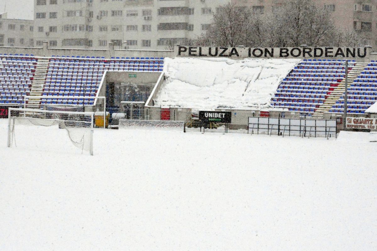 Covor alb la Botoșani, cu 10 zile înainte de vizita FCSB-ului pentru meciul de campionat
