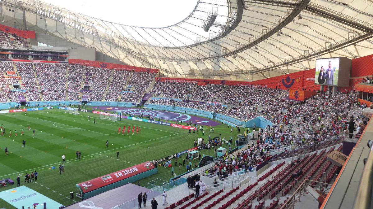 Atmosfera premergătoare meciului Anglia - Iran