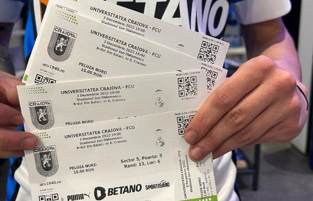 Derby-ul Craiovei mai tare decât Mondialul?! Câte bilete s-au vândut până în acest moment la partida CS Universitatea Craiova - FCU Craiova