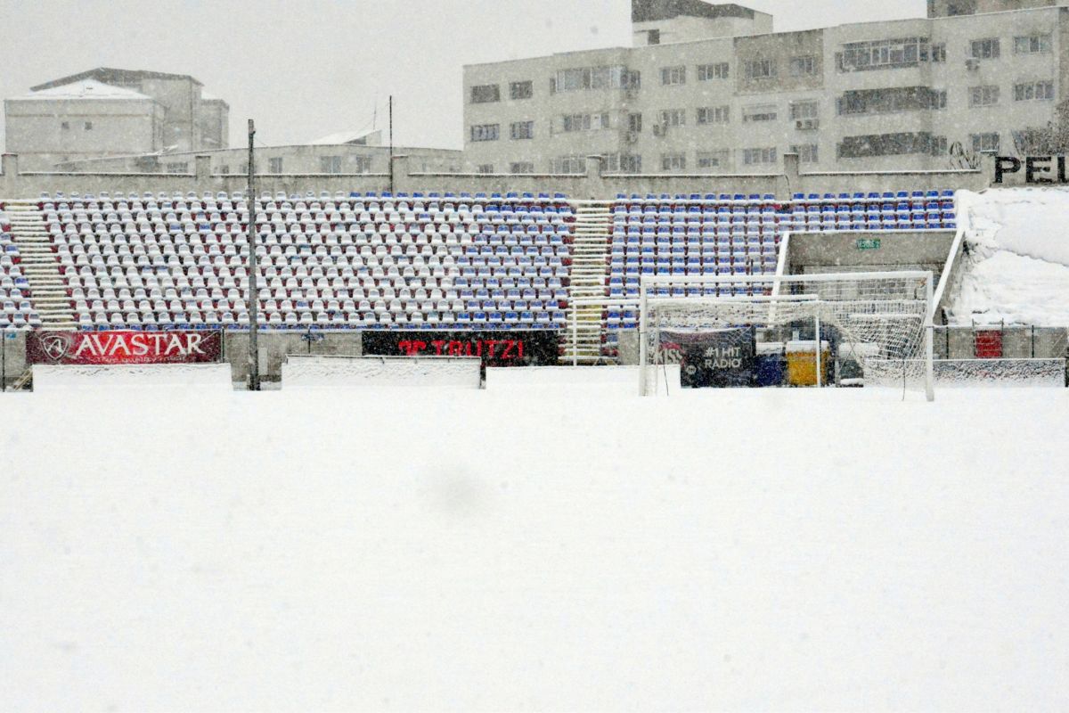 Covor alb la Botoșani, cu 10 zile înainte de vizita FCSB-ului pentru meciul de campionat