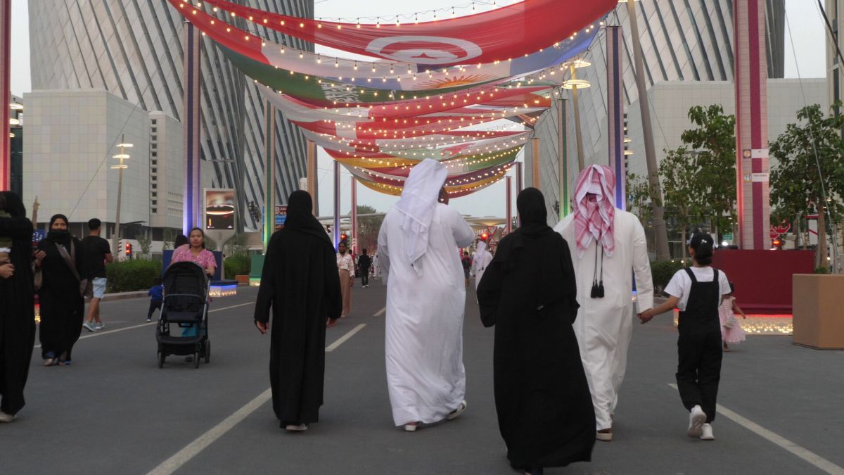 Reporterii GSP, la pas pe Lusail Bulevard, un veritabil „Times Square Manhattan” în mijlocul lumii arabe