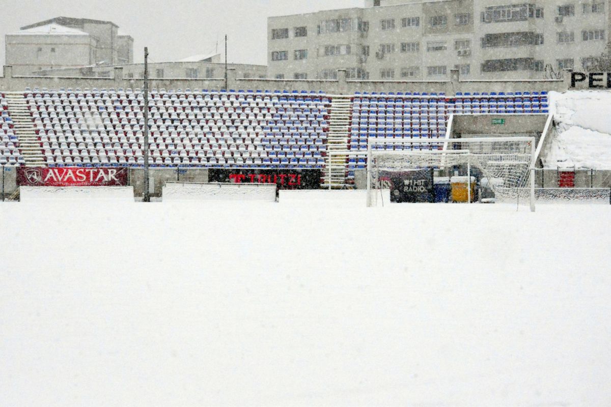 Covor alb la Botoșani, cu 10 zile înainte de vizita FCSB-ului pentru meciul de campionat
