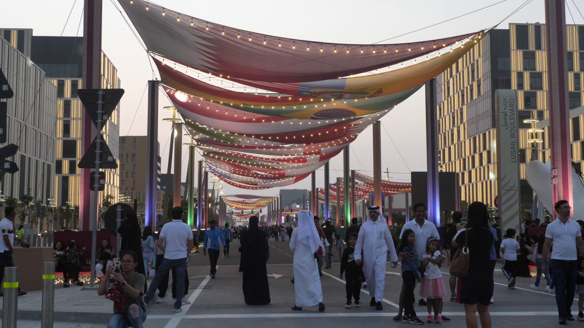 Reporterii GSP, la pas pe Lusail Bulevard, un veritabil „Times Square Manhattan” în mijlocul lumii arabe