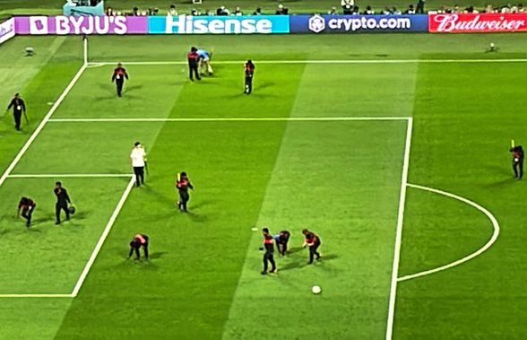 Scene inedite la pauza meciului Anglia - Iran: ce au surprins reporterii GSP prezenți pe stadion
