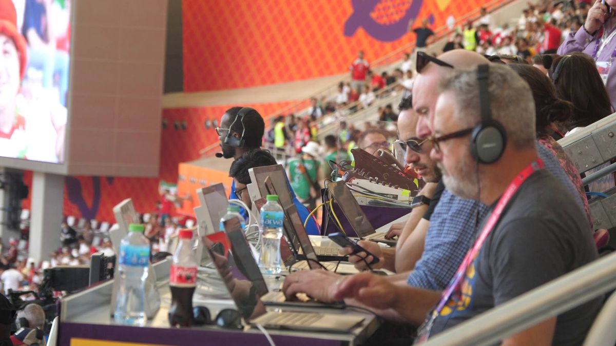 Atmosfera premergătoare meciului Anglia - Iran