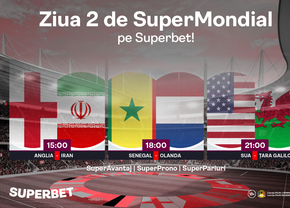 Ziua a doua de la SuperMondial vine cu un SuperPachet pe Superbet!