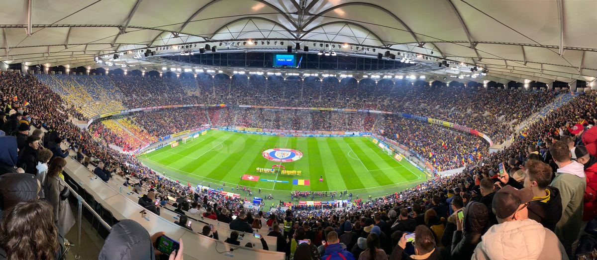 Andra a cântat imnul înainte de România - Elveția