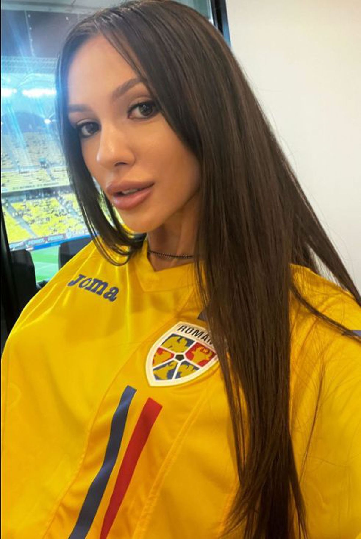 Iubita lui Daniel Stanciu, în tribune la România - Elveția » Cum a apărut pe Arena Națională