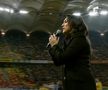Andra a cântat imnul înainte de România - Elveția / FOTO: Captură @Antena 1