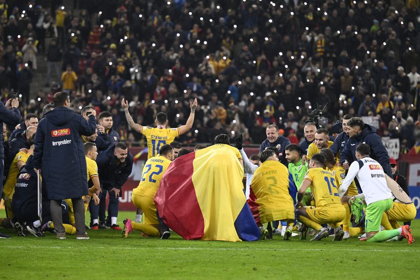 România a învins Elveția, scor 1-0, a încheiat grupa I preliminară pe primul loc și va fi în urna a doua la tragerea la sorți pentru Euro 2024. Portarul Ionuț Radu a dat tonul petrecerii pe Arena Națională.