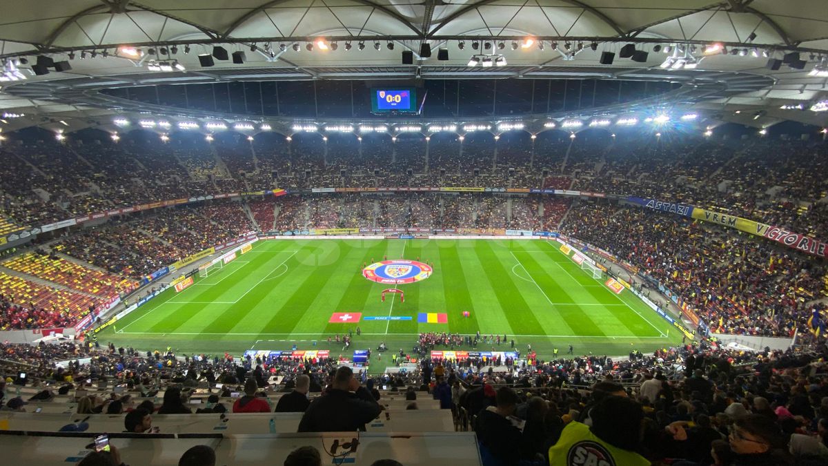 Andra a cântat imnul înainte de România - Elveția