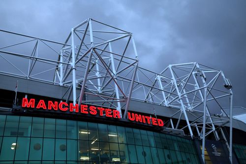 Intrarea pe Old Trafford, stadionul lui Manchester United // Foto: Guliver/GettyImages