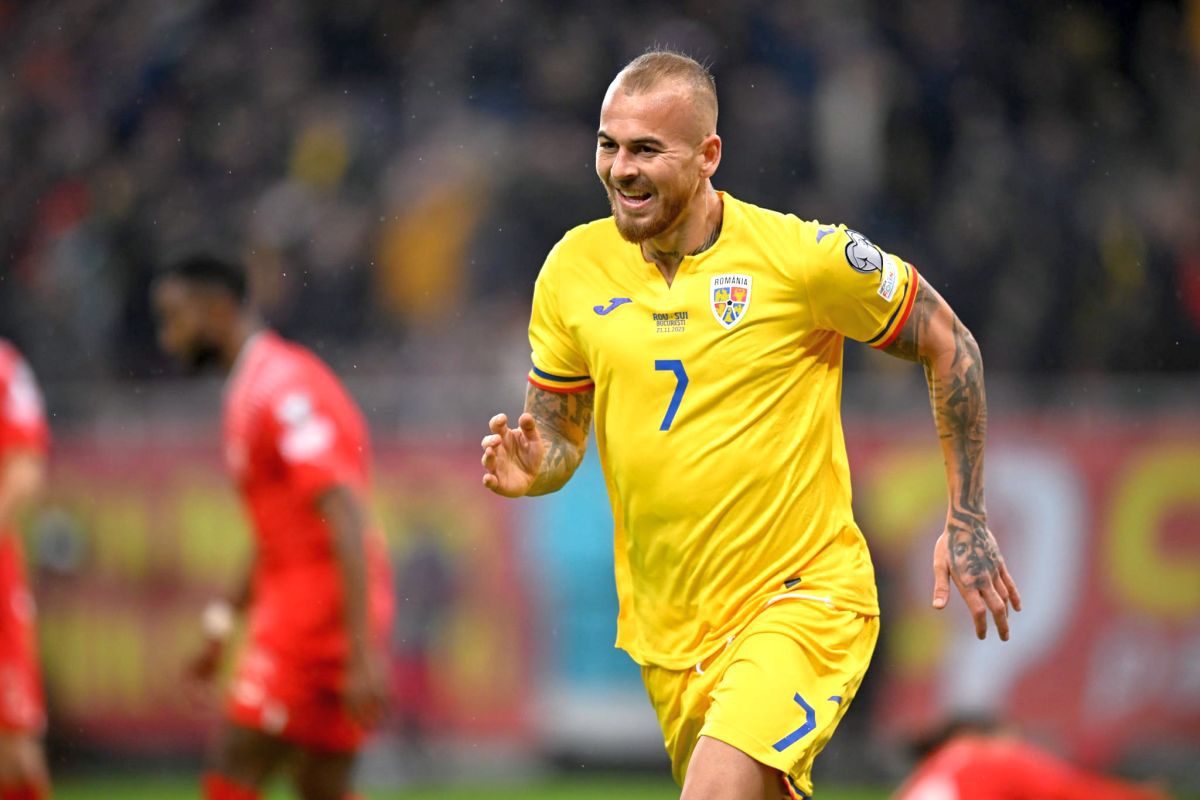 Denis Alibec, după ce a fost eroul României cu Elveția: „Am crezut de la început în calificare”