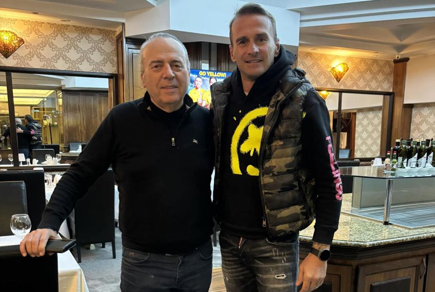 Fostul fundaș Lucian Goian (40 de ani) a postat o imagine alături de fostul finanțator al Ceahlăului, Gheorghe Ștefan (70 de ani).